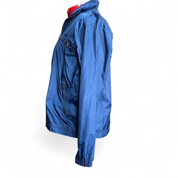 Vintage LL Bean Women’s Navy Blue Windbreaker Jacket With Zip Pockets - Picture 4 of 7